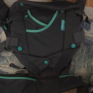 Infantino Charcoal and Aqua Kids One Piece